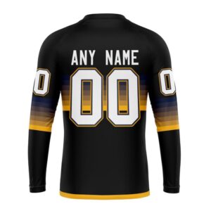 Personalized NHL St Louis Blues Crewneck Sweatshirt Special Black And Gradient Design 2