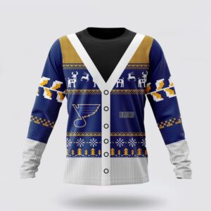 Personalized NHL St Louis Blues Crewneck Sweatshirt Specialized Unisex Sweater For Chrismas Season Sweatshirt 1