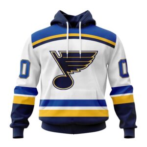 Personalized NHL St Louis Blues Hoodie 2024 Away Kits Hoodie 1