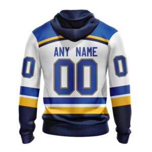 Personalized NHL St Louis Blues Hoodie 2024 Away Kits Hoodie 2