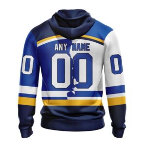 Personalized NHL St Louis Blues Hoodie 2024 Home Mix Away Hoodie 2
