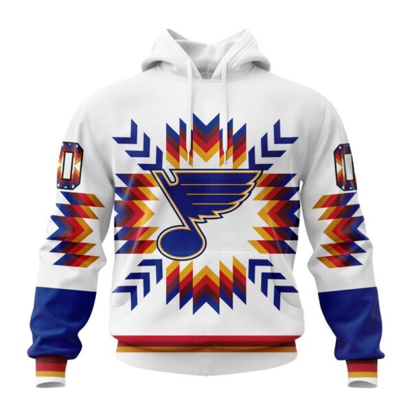 Personalized NHL St. Louis Blues Hoodie Special Design With Native Pattern Hoodie