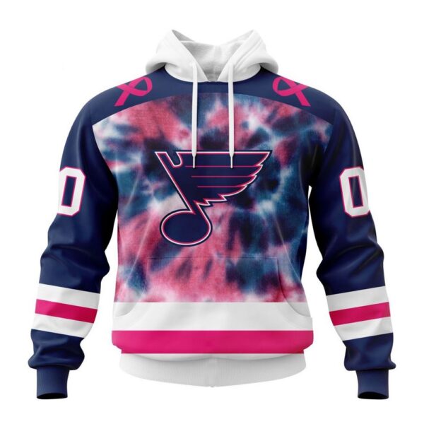 Personalized NHL St. Louis Blues Hoodie Special Pink October Fight Breast Cancer Hoodie