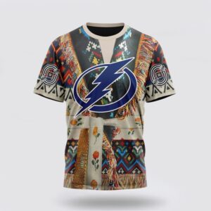 Personalized NHL Tampa Bay Lightning 3D T Shirt Special Native Costume Design T Shirt 1