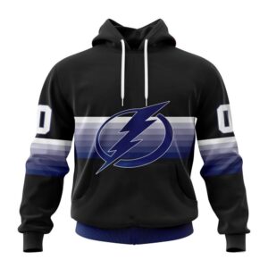 Personalized NHL Tampa Bay Lightning All Over Print Hoodie Special Black And Gradient Design Hoodie 1