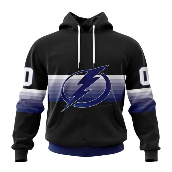 Personalized NHL Tampa Bay Lightning All Over Print Hoodie Special Black And Gradient Design Hoodie