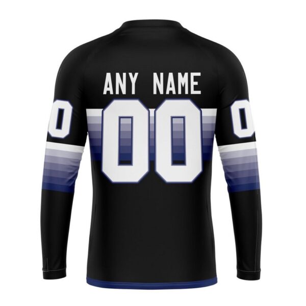 Personalized NHL Tampa Bay Lightning Crewneck Sweatshirt Special Black And Gradient Design