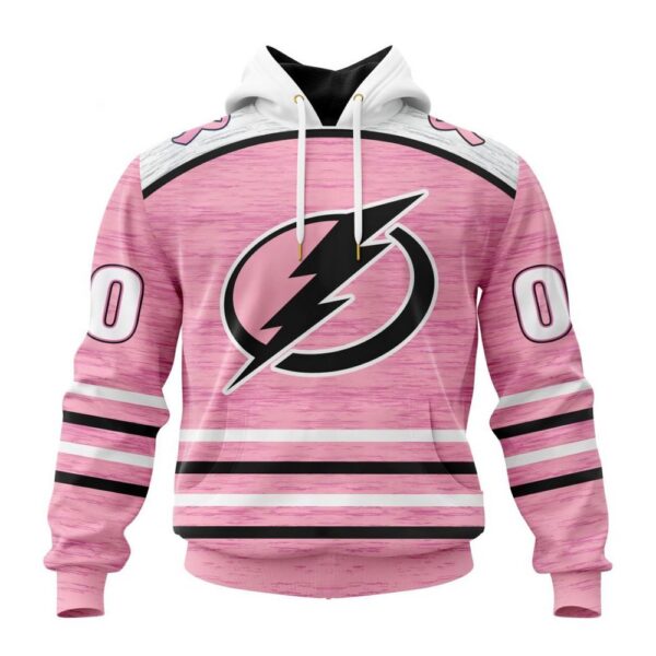 Personalized NHL Tampa Bay Lightning Hoodie Special Pink Fight Breast Cancer Design Hoodie