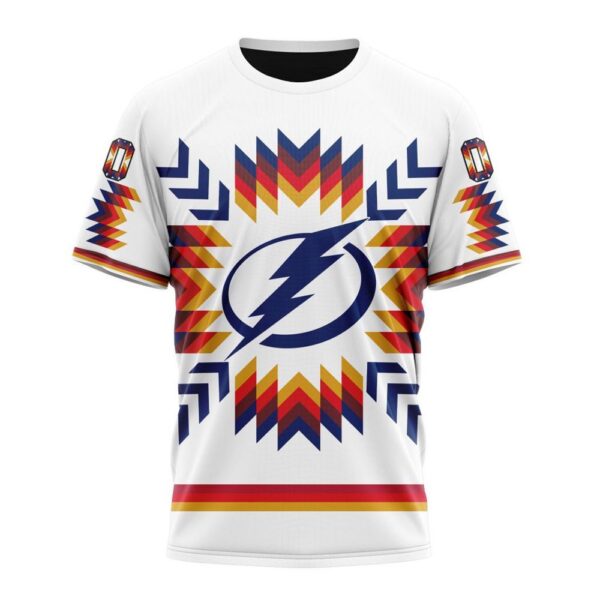 Personalized NHL Tampa Bay Lightning Special Design With Native Pattern T-Shirt