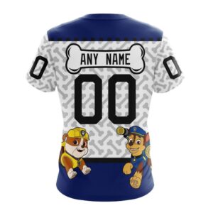 Personalized NHL Tampa Bay Lightning T Shirt Special PawPatrol Design T Shirt 2