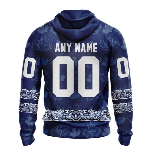 Personalized NHL Toronto Maple Leafs All Over Print Hoodie Design With Native Pattern Full Printed Hoodie