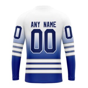 Personalized NHL Toronto Maple Leafs Crewneck Sweatshirt New Gradient Series Concept 2