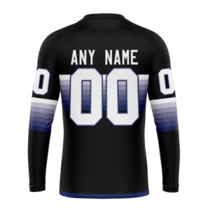 Personalized NHL Toronto Maple Leafs Crewneck Sweatshirt Special Black And Gradient Design 2