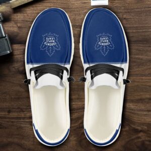 Personalized NHL Toronto Maple Leafs Hey Dude Shoes For Hockey Fans 2