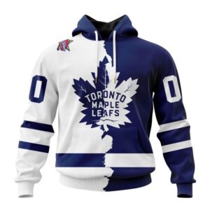 Personalized NHL Toronto Maple Leafs Hoodie 2024 Home Mix Away Hoodie 1