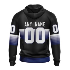Personalized NHL Toronto Maple Leafs Hoodie Special Black And Gradient Design Hoodie 2