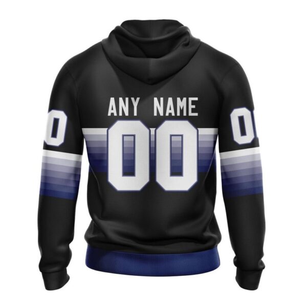 Personalized NHL Toronto Maple Leafs Hoodie Special Black And Gradient Design Hoodie