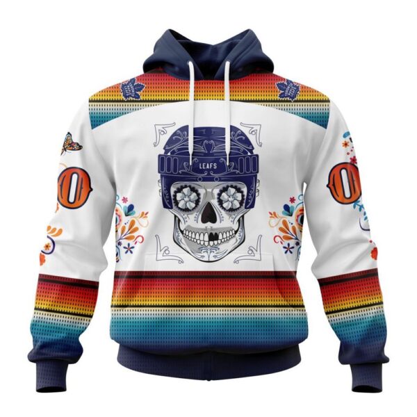Personalized NHL Toronto Maple Leafs Hoodie Special Design For Dia De Los Muertos Hoodie