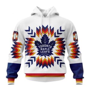 Personalized NHL Toronto Maple Leafs Hoodie Special Design With Native Pattern Hoodie 1 1