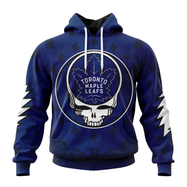 Personalized NHL Toronto Maple Leafs Hoodie Special Grateful Dead Design Hoodie