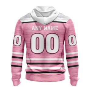 Personalized NHL Toronto Maple Leafs Hoodie Special Pink Fight Breast Cancer Design Hoodie 2