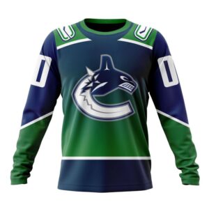 Personalized NHL Vancouver Canucks Crewneck…