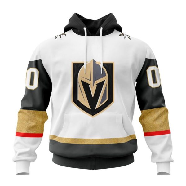 Personalized NHL Vegas Golden Knights 2024 White Away Kits Hoodie