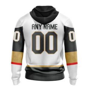 Personalized NHL Vegas Golden Knights 2024 White Away Kits Hoodie 2