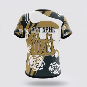 Personalized NHL Vegas Golden Knights 3D T Shirt Special Grateful Dead Gathering Flowers Design T Shirt 2