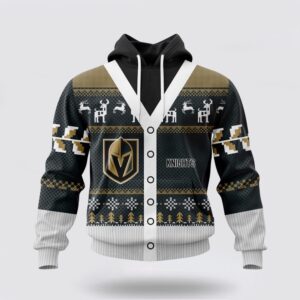 Personalized NHL Vegas Golden Knights All Over Print Unisex Hoodie For Chrismas Season Hoodie 1