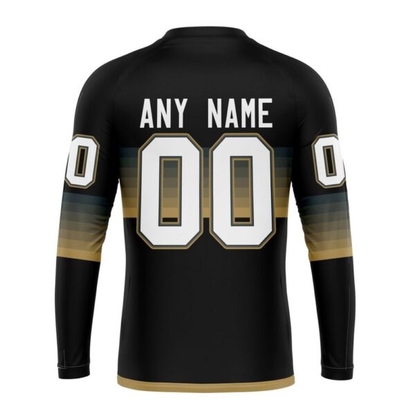 Personalized NHL Vegas Golden Knights Crewneck Sweatshirt Special Black And Gradient Design
