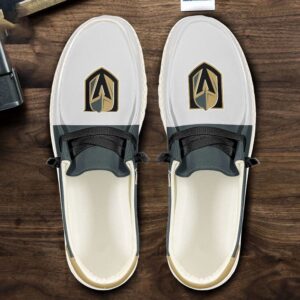 Personalized NHL Vegas Golden Knights Hey Dude Shoes For Hockey Fans 3