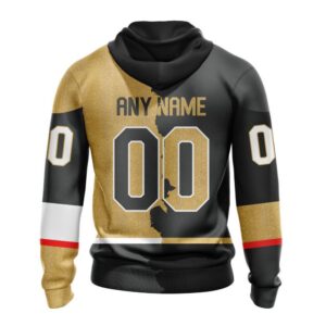 Personalized NHL Vegas Golden Knights Hoodie 2024 Home Mix Away Hoodie 2