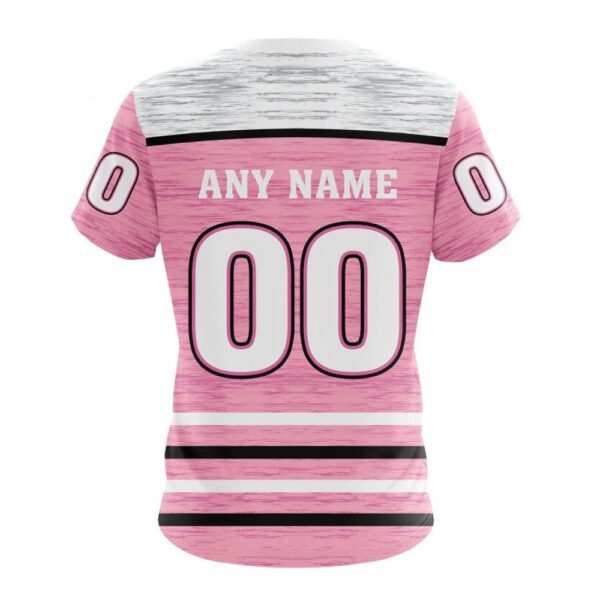 Personalized NHL Vegas Golden Knights T-Shirt Special Pink Fight Breast Cancer Design T-Shirt