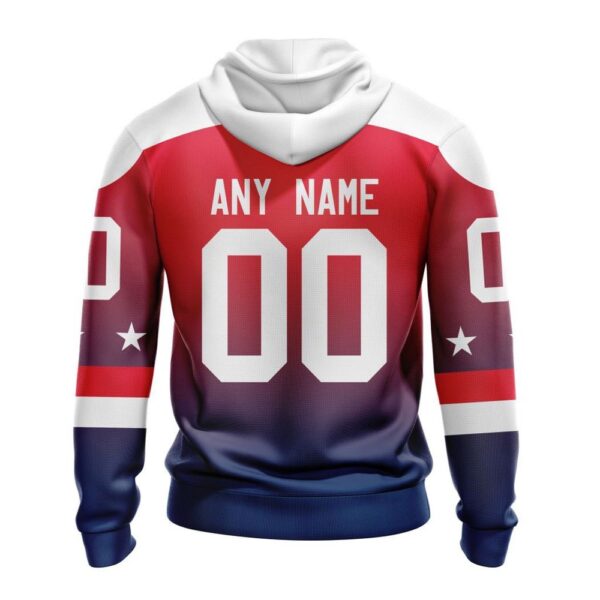 Personalized NHL Washington Capitals All Over Print Hoodie New Gradient Series Concept Hoodie