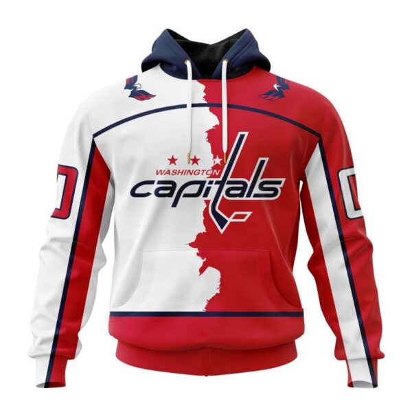 Personalized NHL Washington Capitals Hoodie 2024 Home Mix Away Hoodie