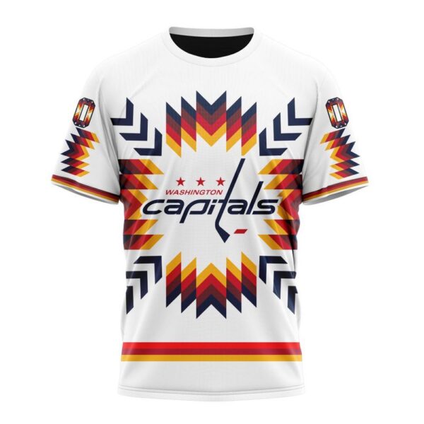 Personalized NHL Washington Capitals Special Design With Native Pattern T-Shirt