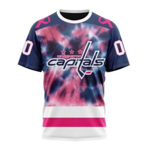 Personalized NHL Washington Capitals T Shirt Special Pink October Fight Breast Cancer T Shirt 1