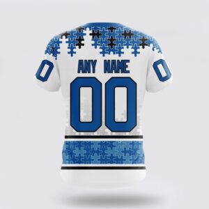 Personalized NHL Winnipeg Jets 3D T Shirt Special Autism Awareness Design With Home Jersey Style T Shirt 2