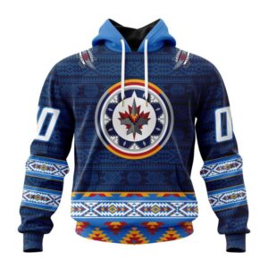 Personalized NHL Winnipeg Jets All Over Print Hoodie Special Design With Native Pattern Hoodie 1
