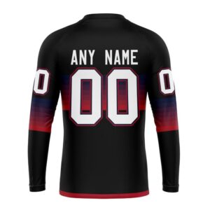 Personalized NHL Winnipeg Jets Crewneck Sweatshirt Special Black And Gradient Design 2