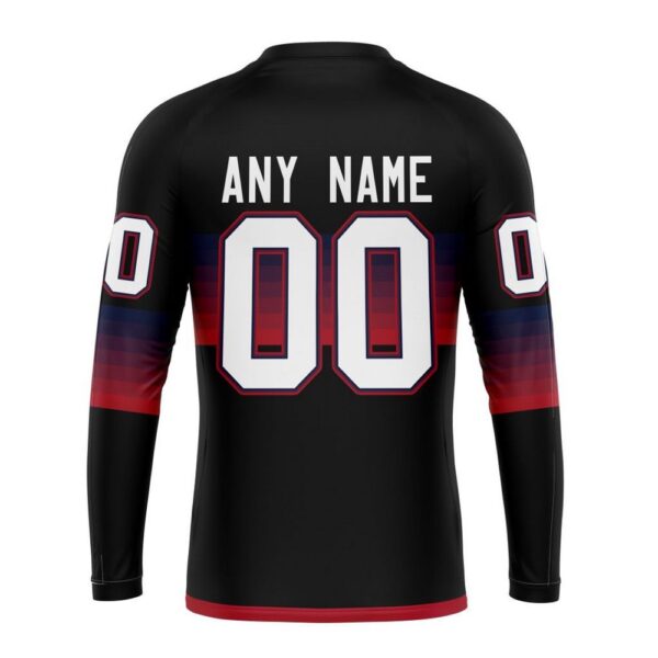 Personalized NHL Winnipeg Jets Crewneck Sweatshirt Special Black And Gradient Design