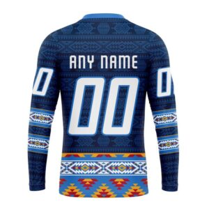 Personalized NHL Winnipeg Jets Crewneck Sweatshirt Special Design With Native Pattern Sweatshirt 2