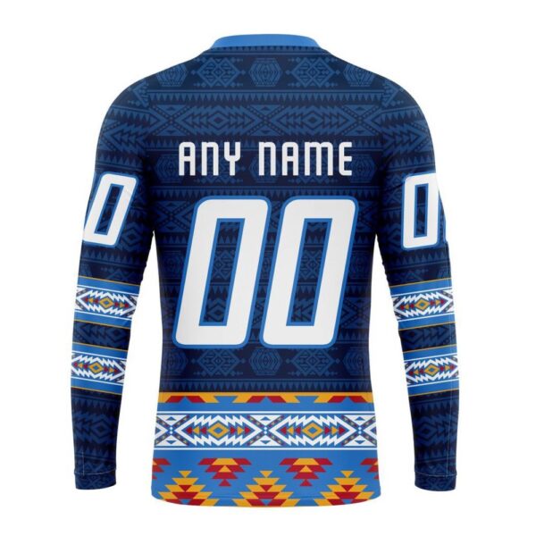 Personalized NHL Winnipeg Jets Crewneck Sweatshirt Special Design With Native Pattern Sweatshirt