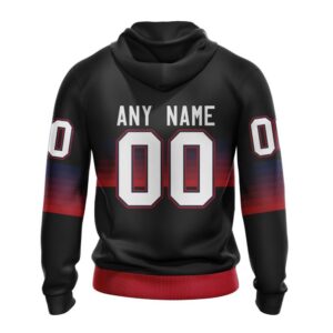 Personalized NHL Winnipeg Jets Hoodie Special Black And Gradient Design Hoodie 2