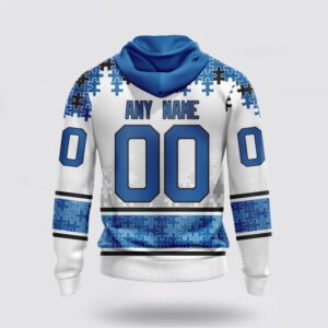 Personalized NHL Winnipeg Jets Special Autism Awareness Design With Home Jersey Style Hoodie 2