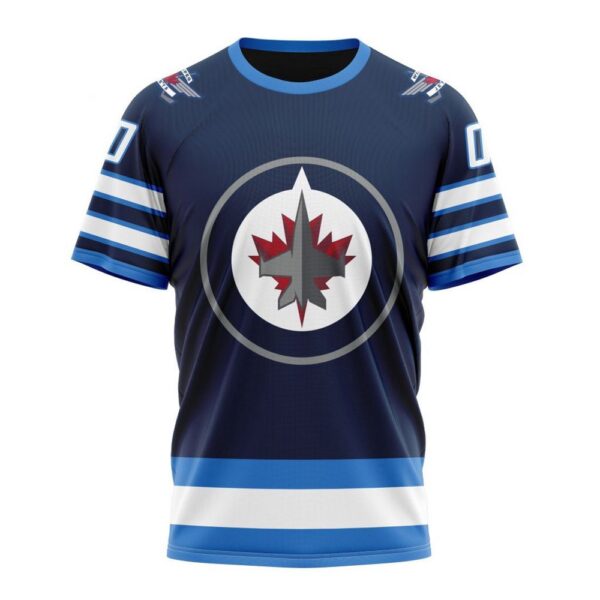 Personalized NHL Winnipeg Jets T-Shirt 2024 Home Kits T-Shirt