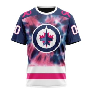 Personalized NHL Winnipeg Jets T Shirt Special Pink October Fight Breast Cancer T Shirt 1