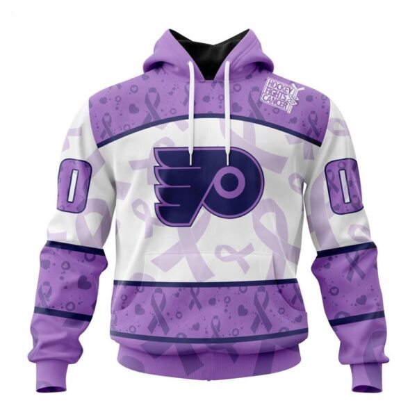 Philadelphia Flyers Hoodie Special Lavender – Fight Cancer Hoodie