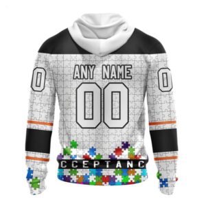 Philadelphia Flyers Hoodie Specialized Unisex Kits Hockey Fights Against Autism Hoodie 2